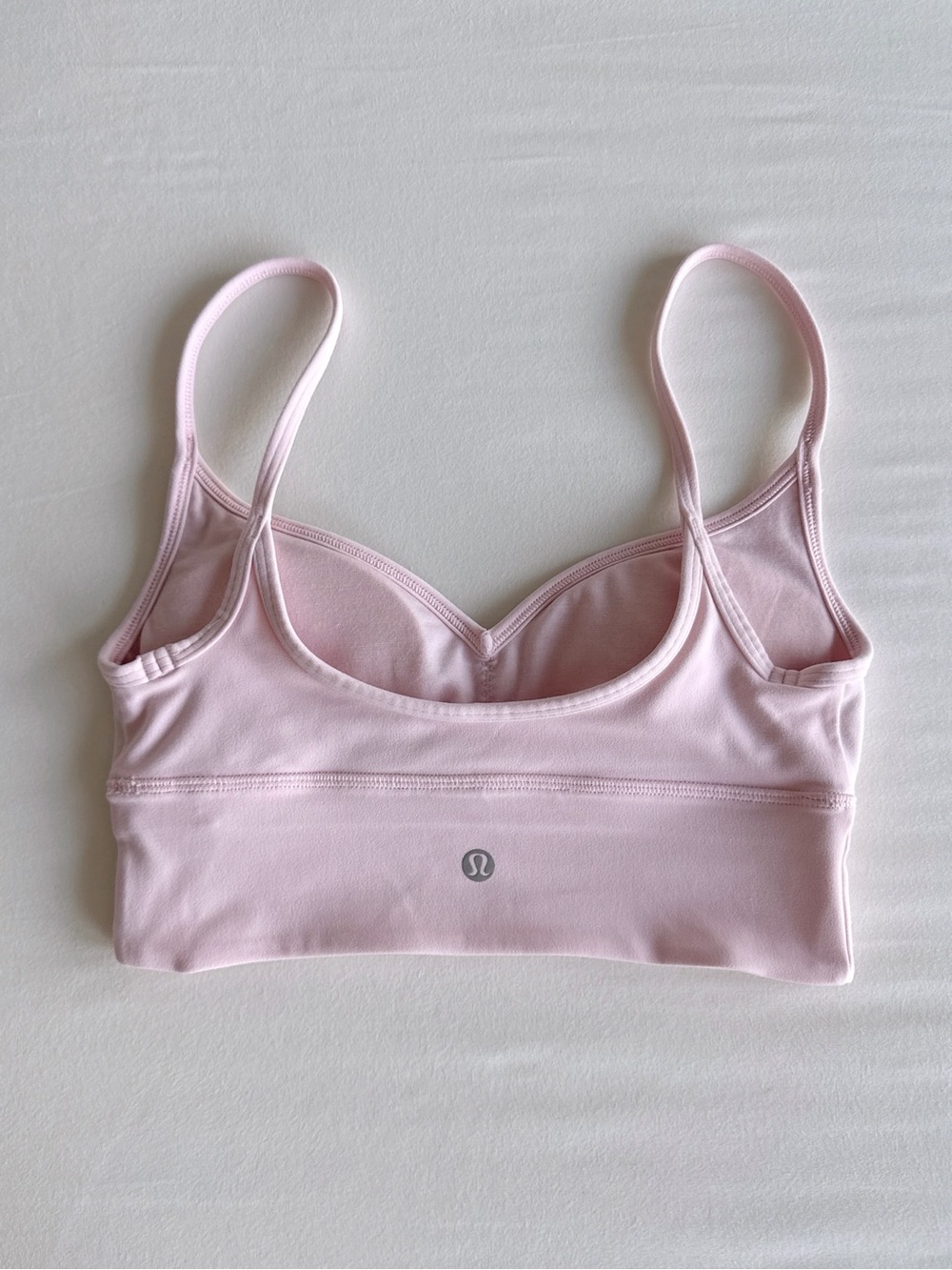 lululemon Align Sweetheart Bra Light Support A/B Cup Strawberry Milkshake Size 4